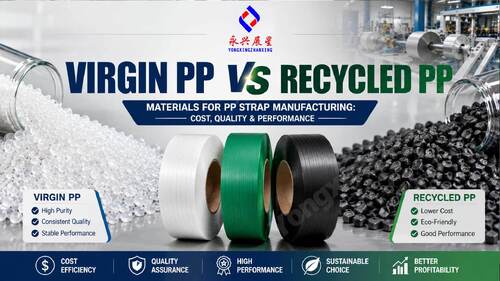 Dziewiczy PP vs PP z recyklingu do produkcji taśm PP | Yongxing Zhanxing