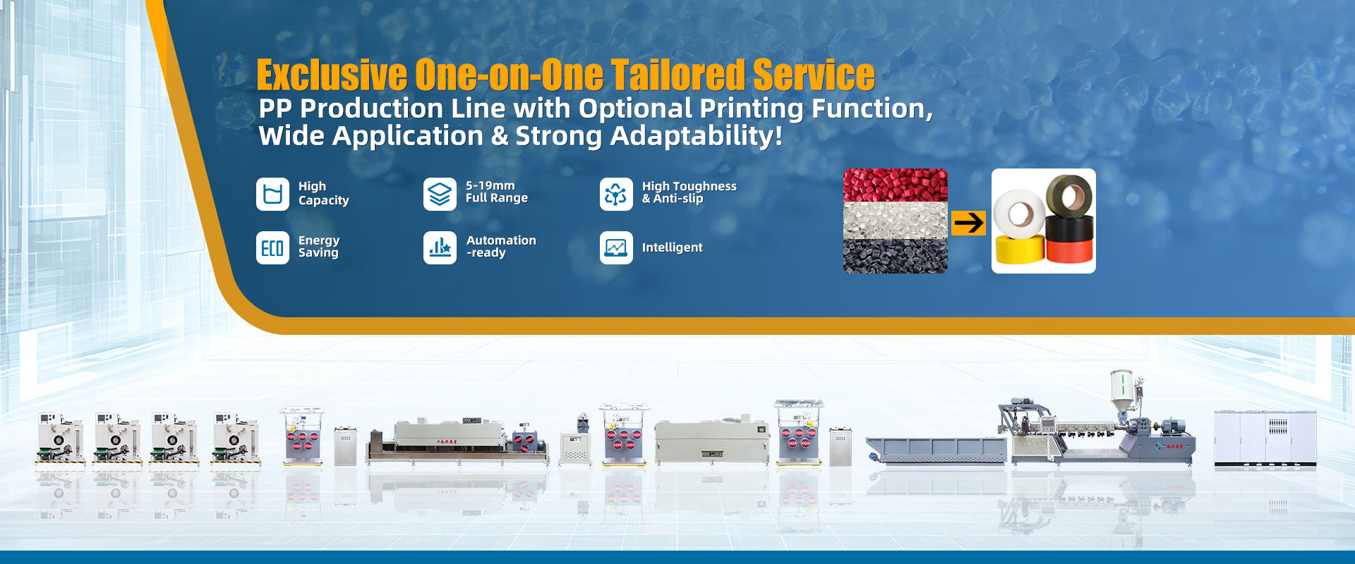 Jakość Maszyna do produkcji pasków PP fabryka