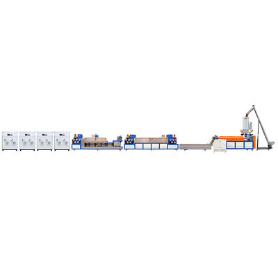 Dobra cena. 0.4-1.2mm PP Packing Strap Making Machine Dwukrotna linia wytłaczania śruby w Internecie