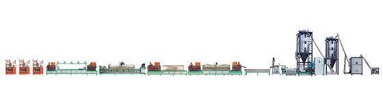 Dobra cena. Gwarantowana obsługa elektrycznej maszyny do produkcji taśm PET z systemem sterowania PLC w języku chińskim/angielskim i napędem elektrycznym w Internecie