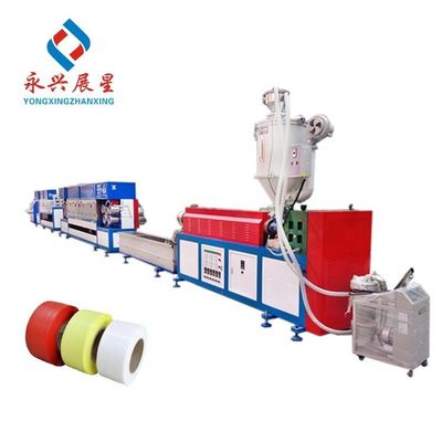 Dobra cena. Jednoskrętowa linia produkcyjna o wysokiej dokładności PP Strap Plastic Extruder ISO9001/2015 Wymiary L30*W1.5*H3.5M w Internecie