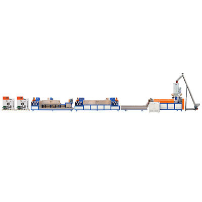 Dobra cena. 120-150 KG/H Maszyna do tworzenia pasów opakowaniowych z dwoma śrubami PP PET Strapping Clip Making Machine w Internecie