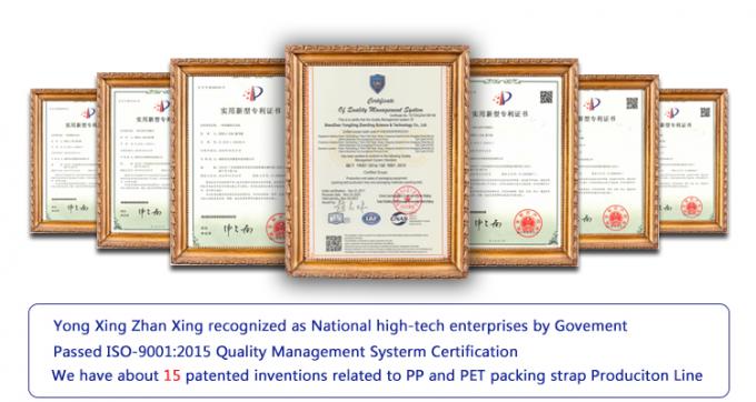 Linia do produkcji taśm polipropylenowych PP, odporna na korozję, maszyna do wytłaczania taśm pakujących PP 14